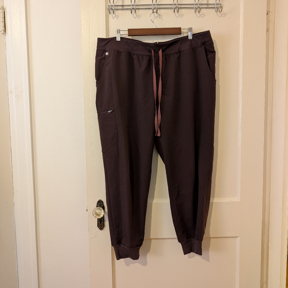 Figs Scrubs 3XL Espresso Brown Zamora Joggers Pant Limited Edition Color PO 4237 - Picture 2 of 13